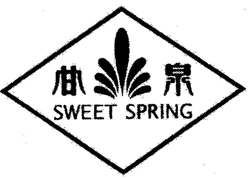 Mẫu nhãn hiệu SWEET SPRING GAN QUAN CAM TUYEN