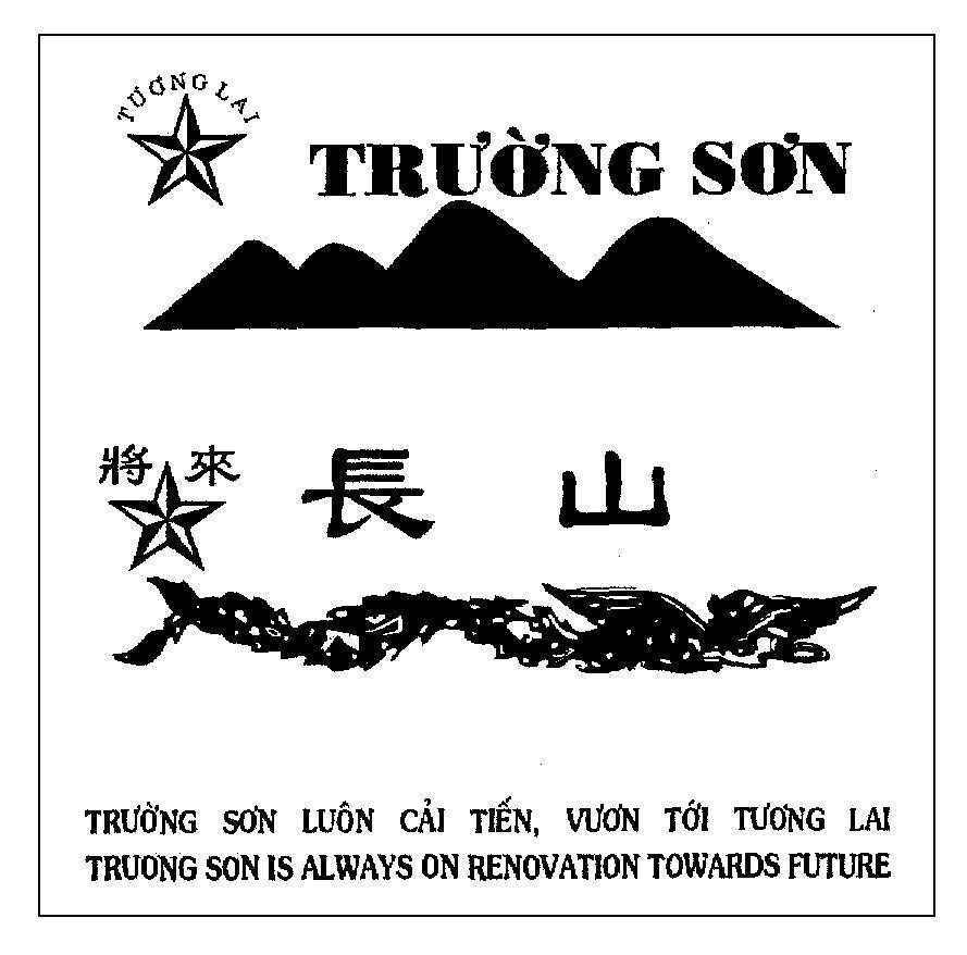 Mẫu nhãn hiệu Tương Lai Trường Sơn CHANG SAN JIANG