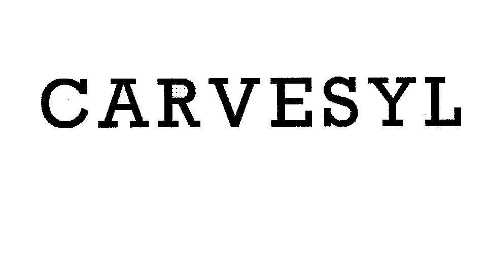Mẫu nhãn hiệu CARVESYL