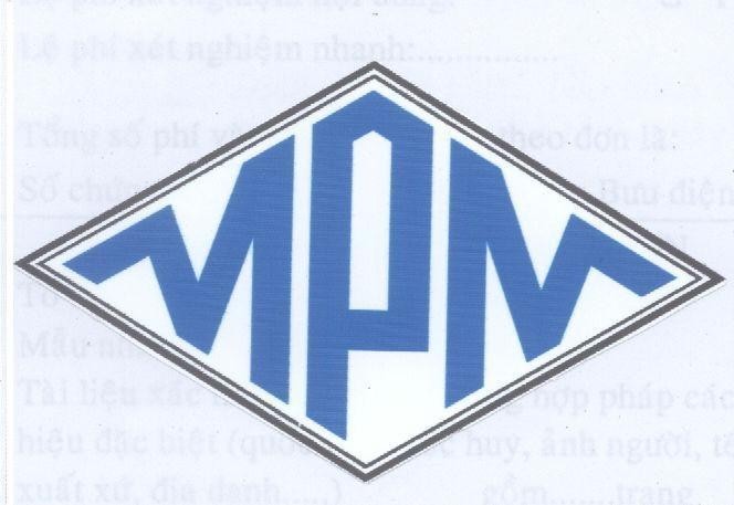 Mẫu nhãn hiệu MPM