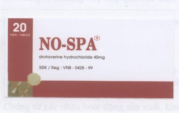 Mẫu nhãn hiệu NO-SPA