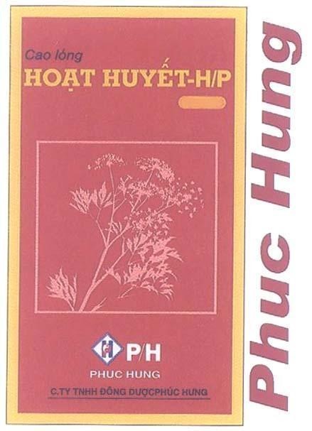 Mẫu nhãn hiệu CAO LONG HOạT HUYếT - H/P PHUC HUNG