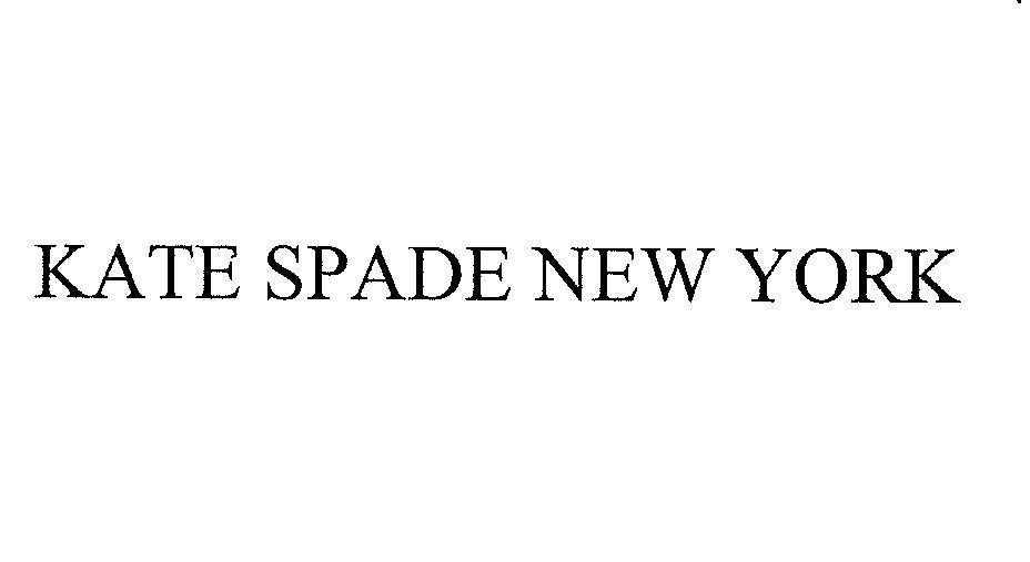Mẫu nhãn hiệu KATE SPADE NEW YORK