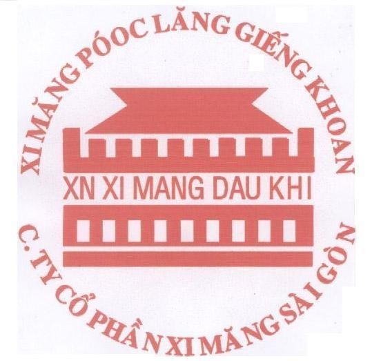 Mẫu nhãn hiệu Xi Măng Pooc Lăng Giếng Khoan XN XI MANG DAU KHI CTY CO PHAN XI MANG SAI GON