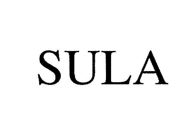 Mẫu nhãn hiệu SULA