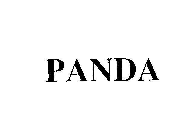 Mẫu nhãn hiệu PANDA