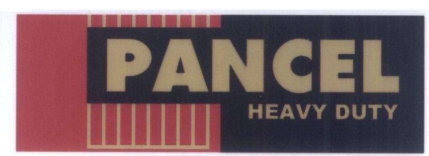 Mẫu nhãn hiệu PANCEL HEAVY DUTY TM