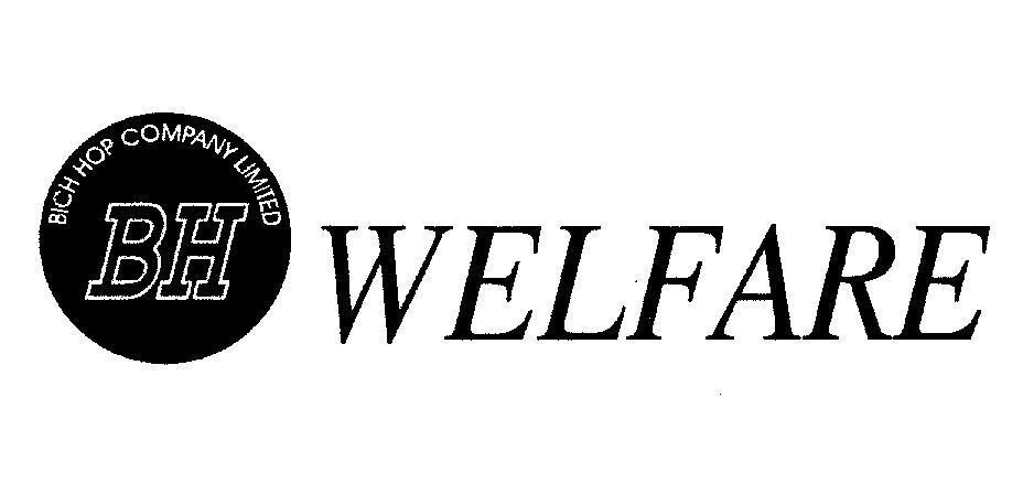 Mẫu nhãn hiệu BICH HOP COMPANY LIMITED BH WELFARE