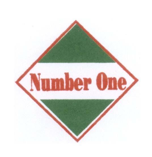 Mẫu nhãn hiệu NUMBER ONE