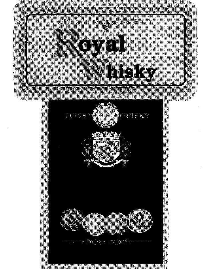 Mẫu nhãn hiệu ROYAL WHISKY