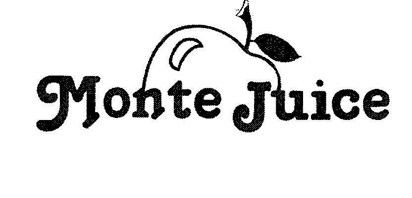 Mẫu nhãn hiệu MONTE JUICE