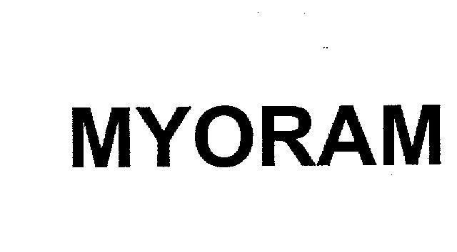 Mẫu nhãn hiệu MYORAM