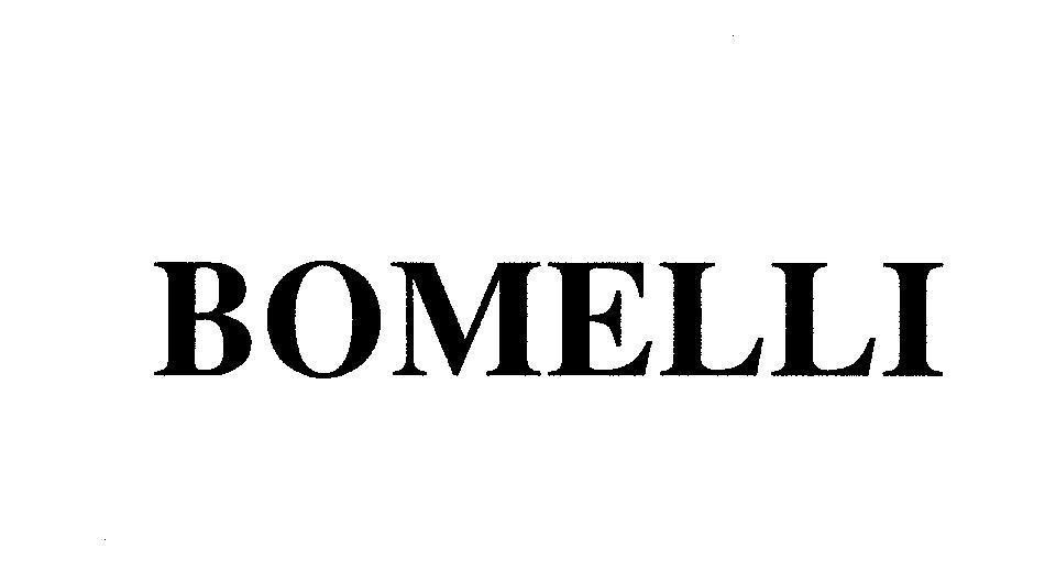 Mẫu nhãn hiệu BOMELLI
