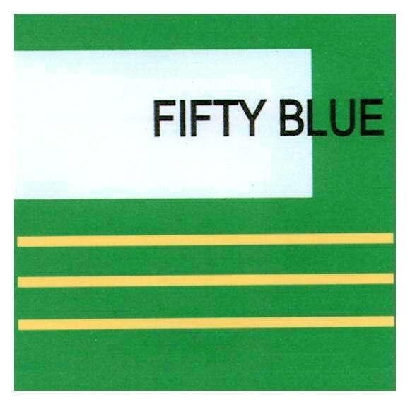 Mẫu nhãn hiệu FIFTY BLUE