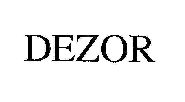 Mẫu nhãn hiệu DEZOR