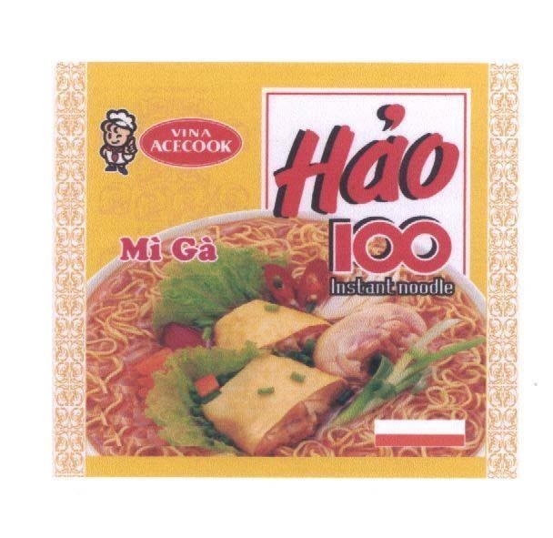 Mẫu nhãn hiệu VINA ACECOOK Mì Gà HảO 100 INSTANT NOODLE