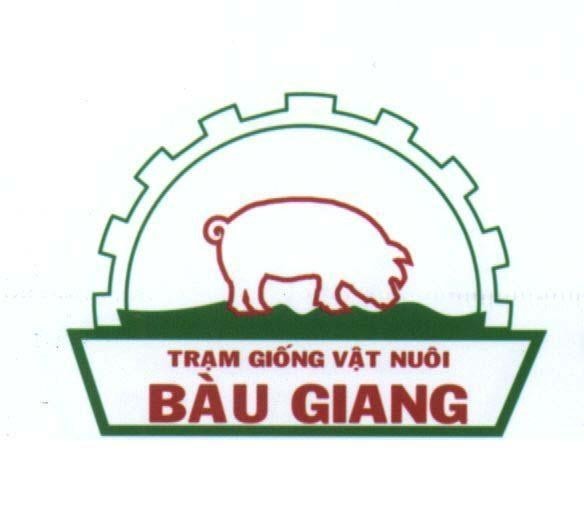 Mẫu nhãn hiệu Bàu Giang Trạm giống vật nuôi