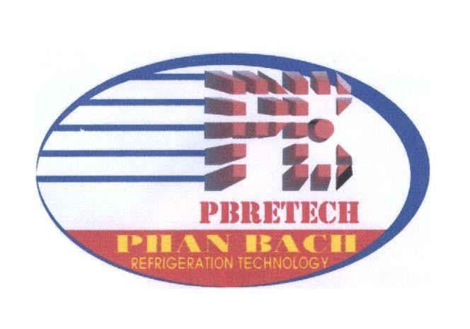 Mẫu nhãn hiệu PB PBRETECH PHAN BACH REFRIGERATION TECHNOLOGY