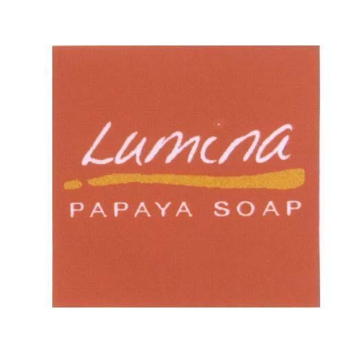 Mẫu nhãn hiệu LUMINA PAPAYA SOAP