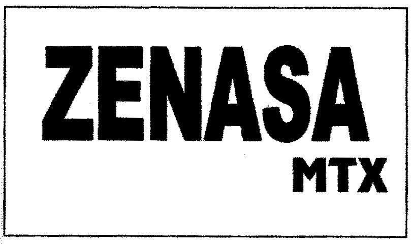 Mẫu nhãn hiệu ZENASA MTX