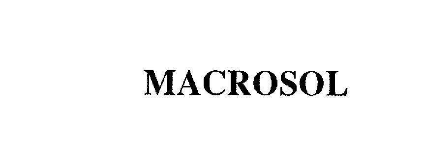 Mẫu nhãn hiệu MACROSOL