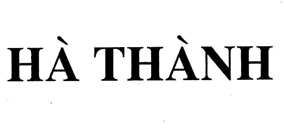 Mẫu nhãn hiệu Hà THàNH
