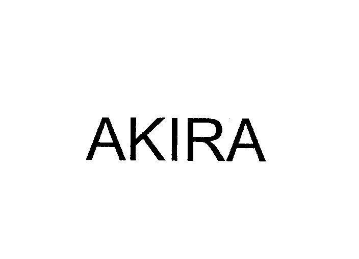 Mẫu nhãn hiệu AKIRA