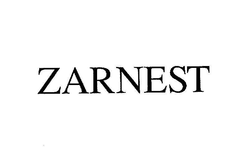 Mẫu nhãn hiệu ZARNEST