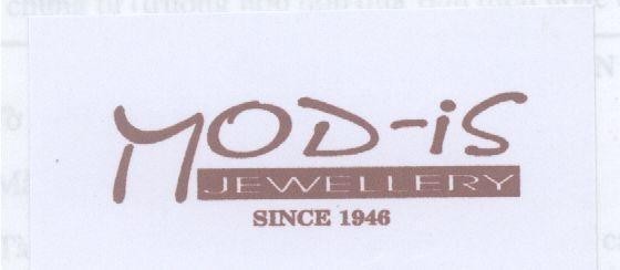 Mẫu nhãn hiệu MOD-IS JEWELLERY SINCE 1946