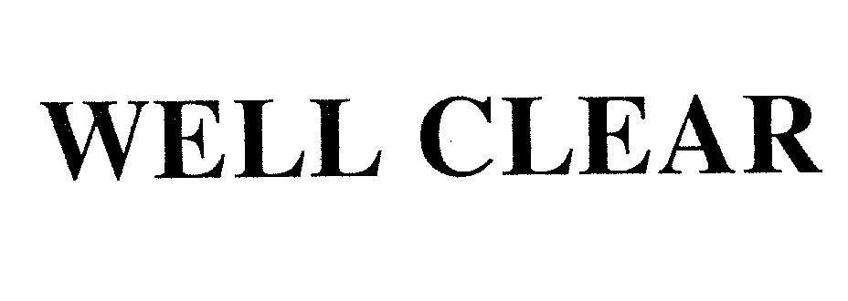 Mẫu nhãn hiệu WELL CLEAR