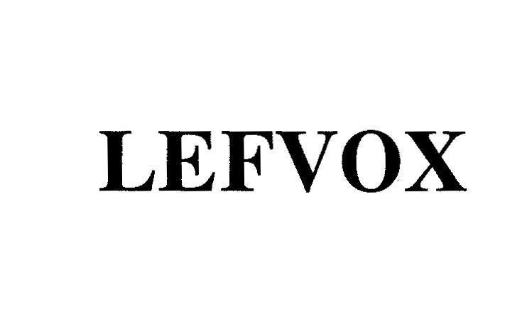 Mẫu nhãn hiệu LEFVOX