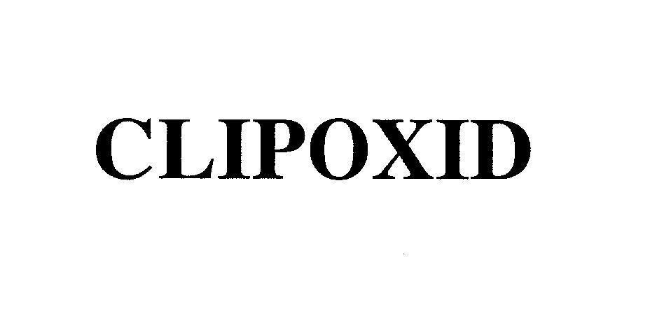 Mẫu nhãn hiệu CLIPOXID