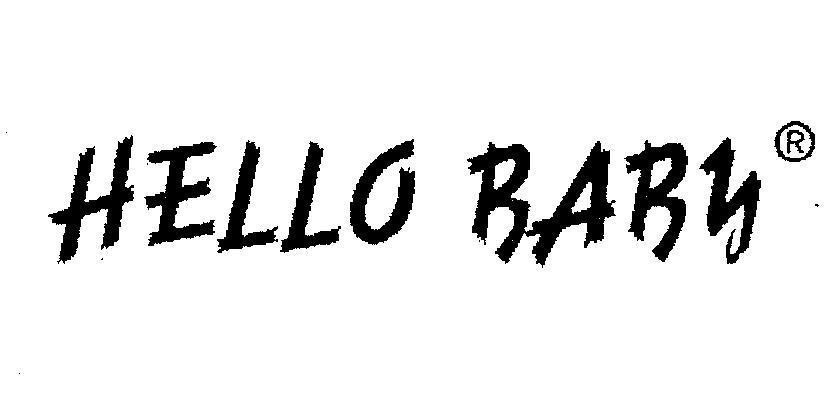 Mẫu nhãn hiệu HELLO BABY