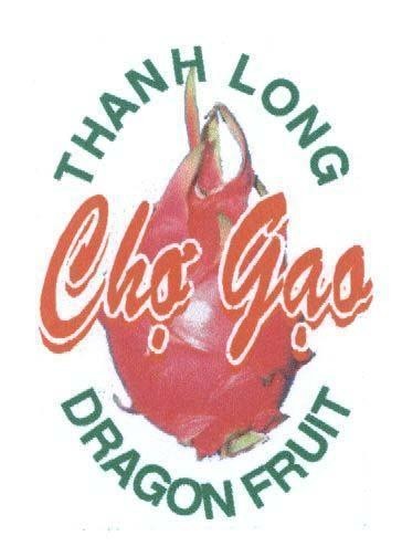 Mẫu nhãn hiệu THANH LONG CHợ GạO DRAGON FRUIT