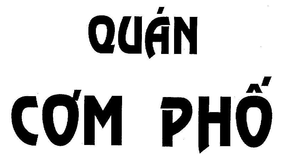 Mẫu nhãn hiệu Quán cơm phở