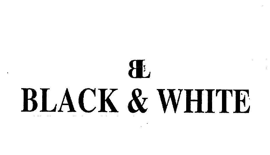 Mẫu nhãn hiệu BL BLACK & WHITE