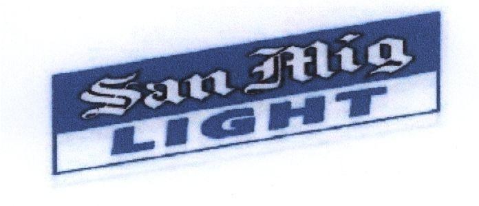 Mẫu nhãn hiệu SAN MIG LIGHT