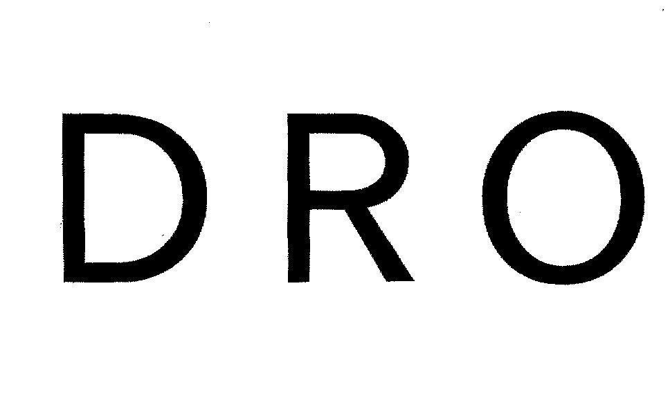 Mẫu nhãn hiệu DRO