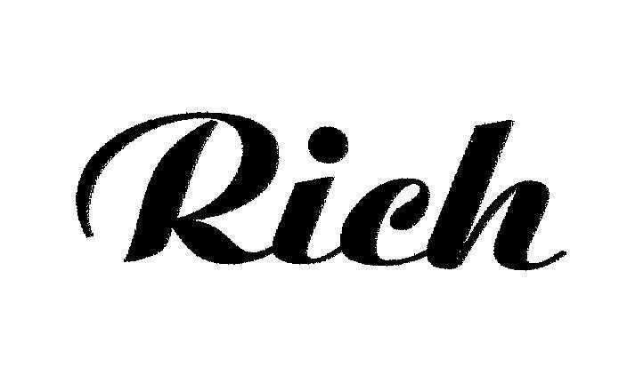 Mẫu nhãn hiệu RICH