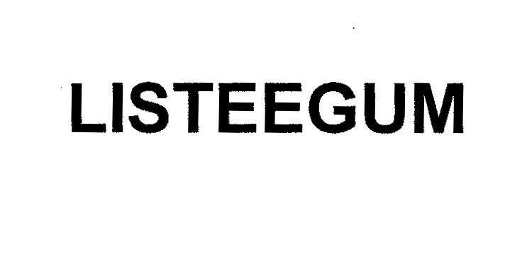 Mẫu nhãn hiệu LISTEEGUM