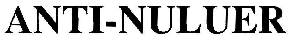 Mẫu nhãn hiệu ANTI-NULUER