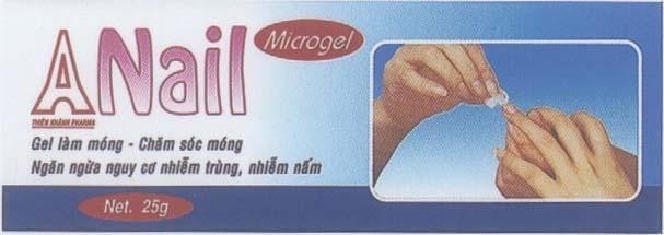 Mẫu nhãn hiệu A NAIL Thiên Khánh PHARMA MICROGEL