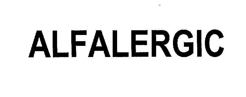 Mẫu nhãn hiệu ALFALERGIC