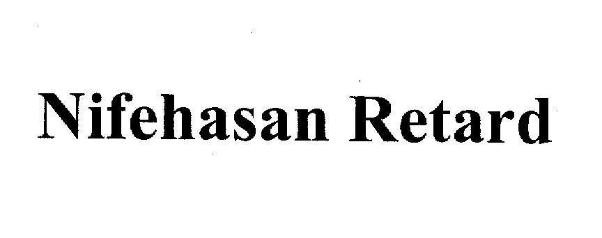 Mẫu nhãn hiệu NIFEHASAN RETARD