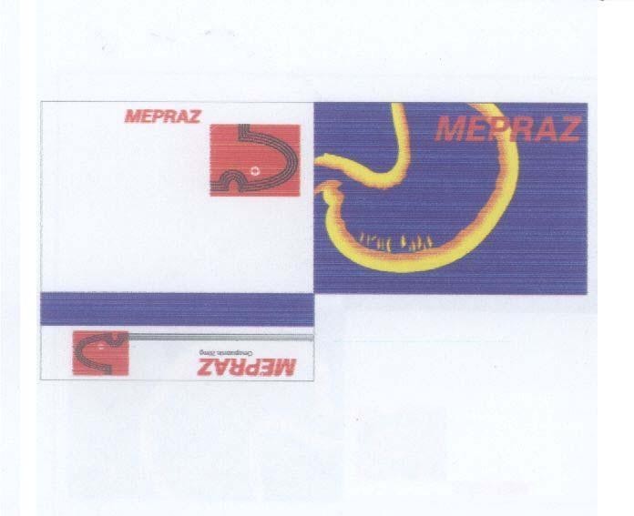Mẫu nhãn hiệu MEPRAZ