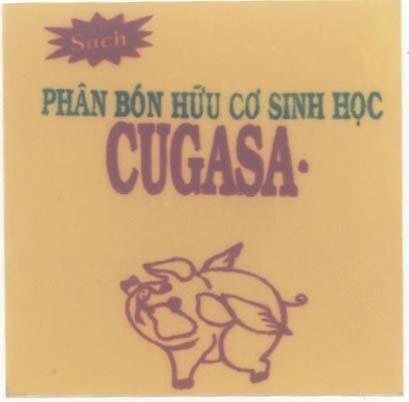 Mẫu nhãn hiệu CUGASA Phân Bón Hữu Cơ Sinh Học SACH