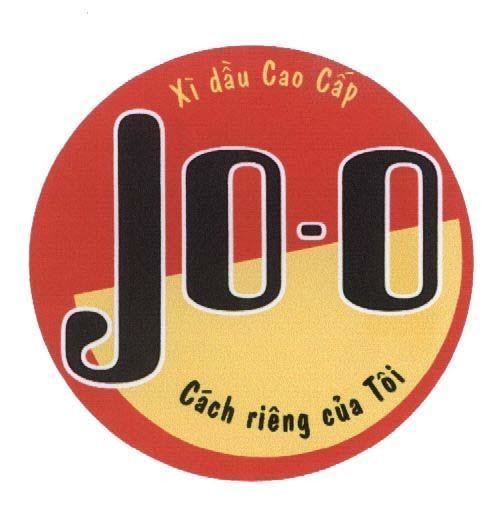 Mẫu nhãn hiệu Xì Dầu Cao Cấp JO-O Cách Riêng Của Tôi