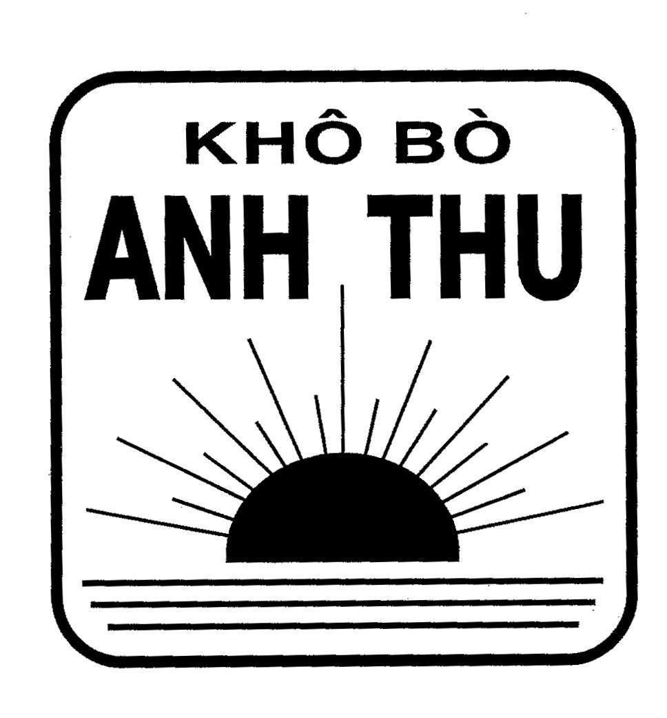 Mẫu nhãn hiệu Khô bò Anh Thu