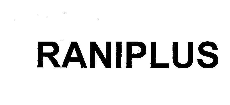 Mẫu nhãn hiệu RANIPLUS