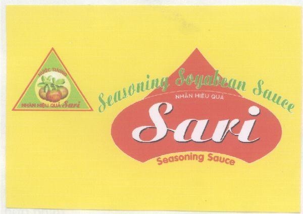 Mẫu nhãn hiệu NUOC TUONG SARI NHAN HIEU QUA SARI SEASONING SOYABEAN SAUCE